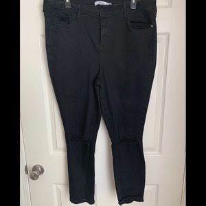 High waist skinny jeans